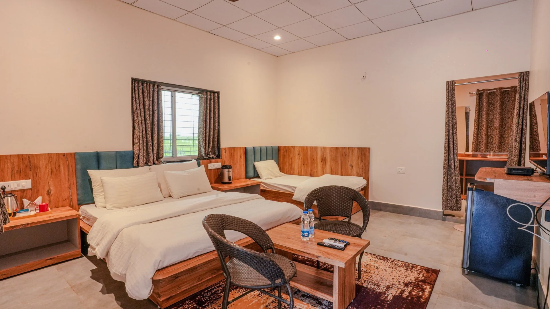 Svasara Jungle Lodge eco-cottage surrounded by forest at Tadoba